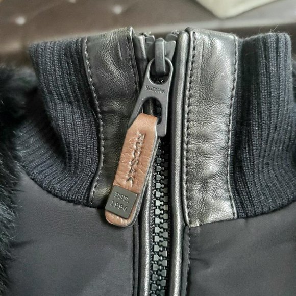 NEW RUDSAK GRACE BALCK w/ Black fur size XS - Picture 7 of 7